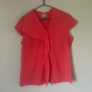 Coral Dress Blouse